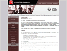 Tablet Screenshot of notaireremillard.com